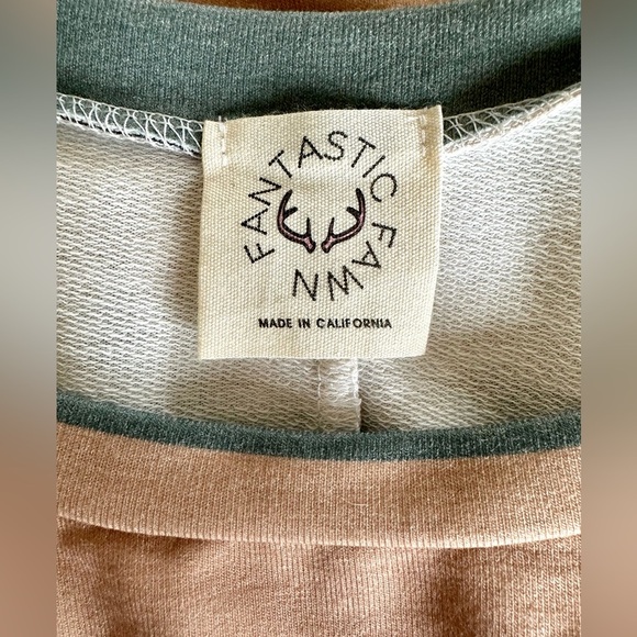 Fantastic Fawn Multi Stripes Dolman Long Sleeve Top - s - Picture 4 of 6